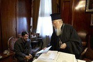 Ο Οικουμενικός Πατριάρχης αποκλειστικά στο περιοδικό δρόμου «σχεδία»